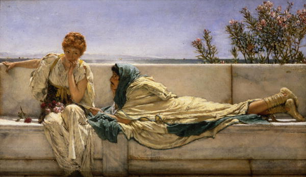 Pleading by Lawrence Alma-Tadema